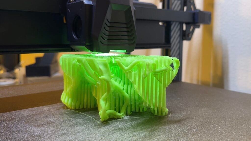 Green fluorescent protein being 3D printed